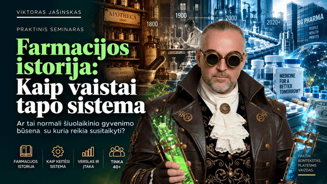 Farmacija istorija: Kaip vaistai tapo sistema