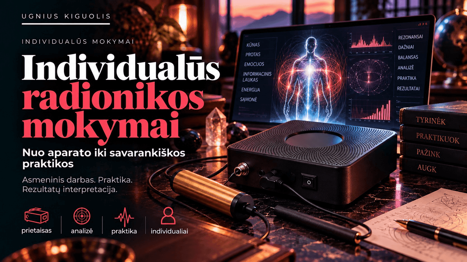 Individualūs radionikos mokymai