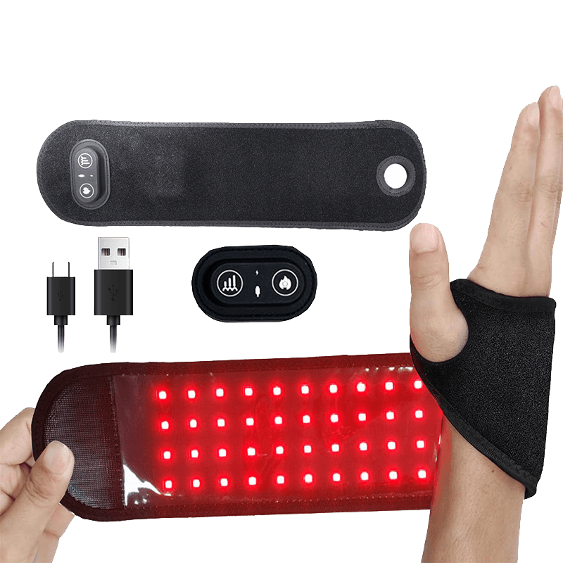 Red and infrared LED light wrist wrap + TraumaX