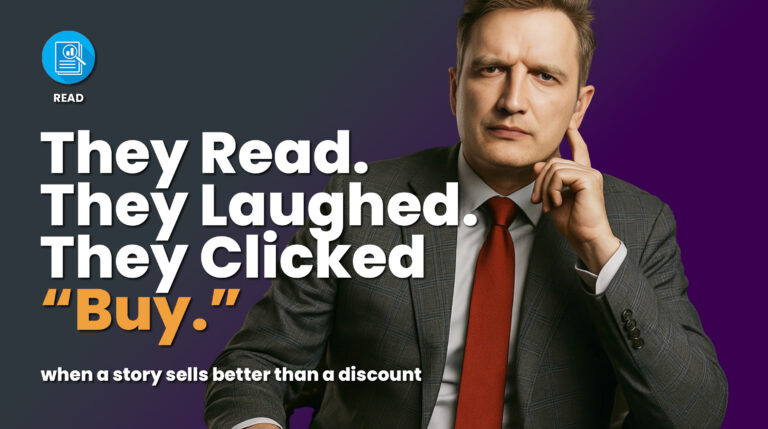 They Read. They Laughed. They Clicked “Buy.”